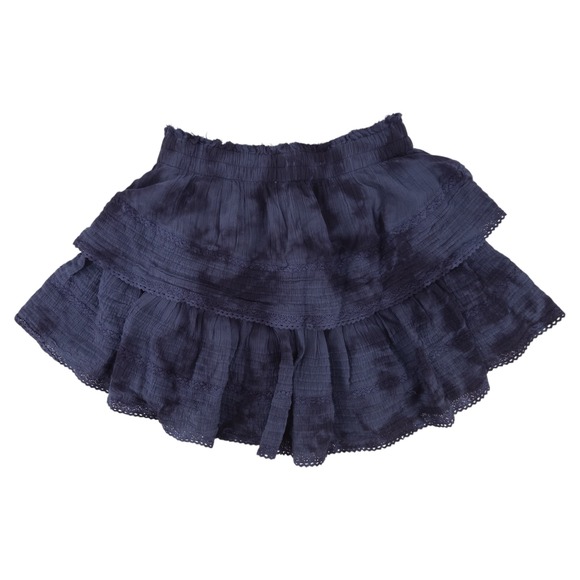 NWT Aerie Women's Medium‎ Tie Dye Blue Tiered Rock N Ruffle Skirt NEW - Picture 6 of 6